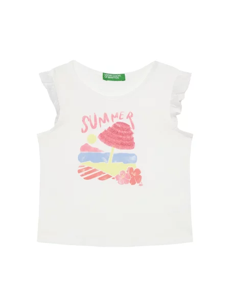 United Colors Of Benetton Футболка Regular Fit білий