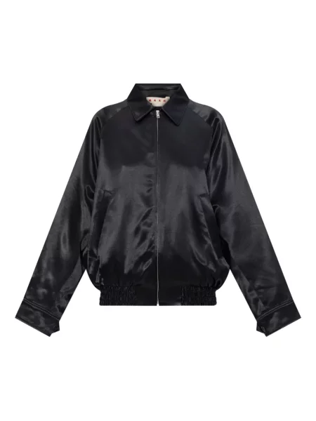 Geacă bomber Marni din satin negru