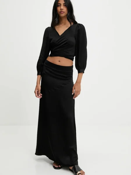 Answear Lab bluză și fustă negru