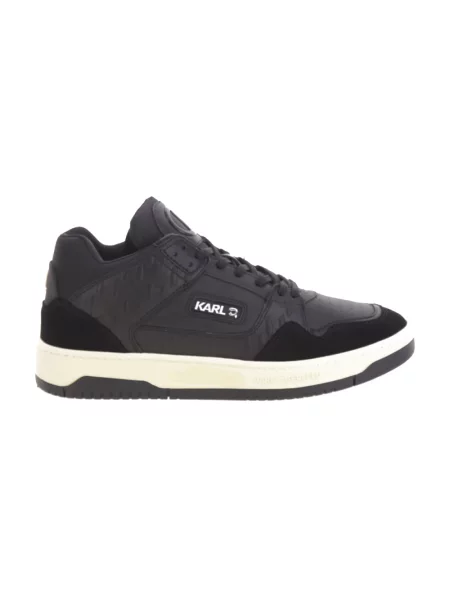Sneakersy Karl Lagerfeld skórzane czarne