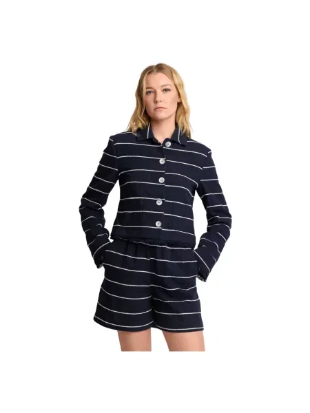 Kurtka Kocca w paski niebieska