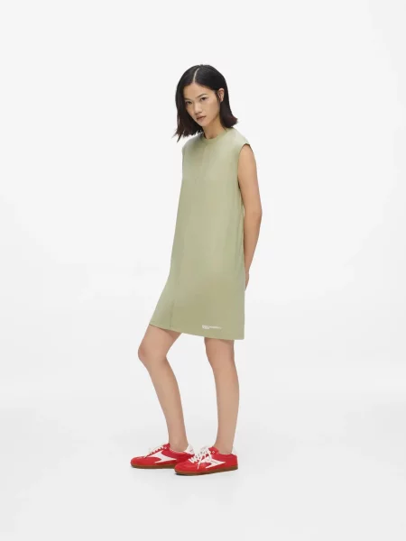 KARL LAGERFELD JEANS Rochie verde deschis alb