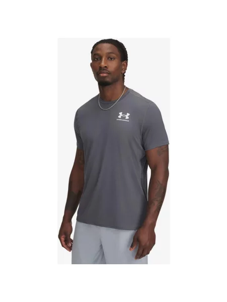 Koszulka Under Armour HeatGear Fitted ciemnoszary XS szara