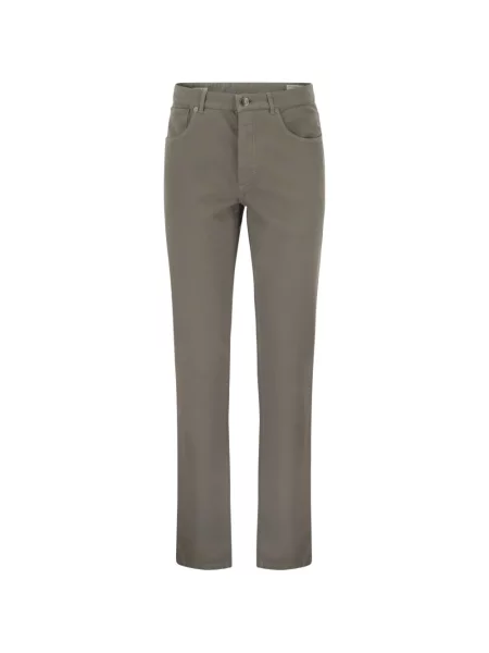 Pantaloni Brunello Cucinelli cu 5 buzunare gri