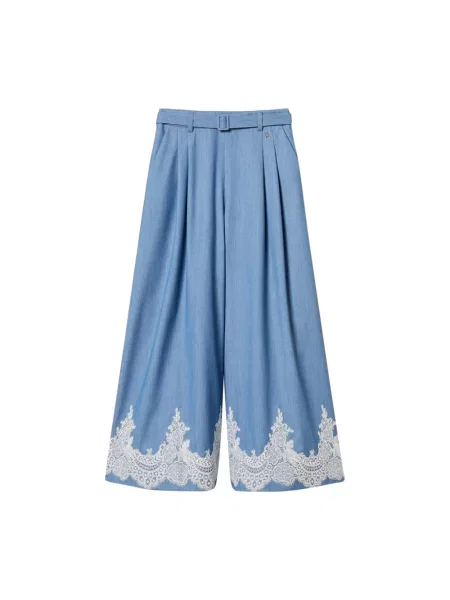 Spodnie palazzo Actitude niebieskie