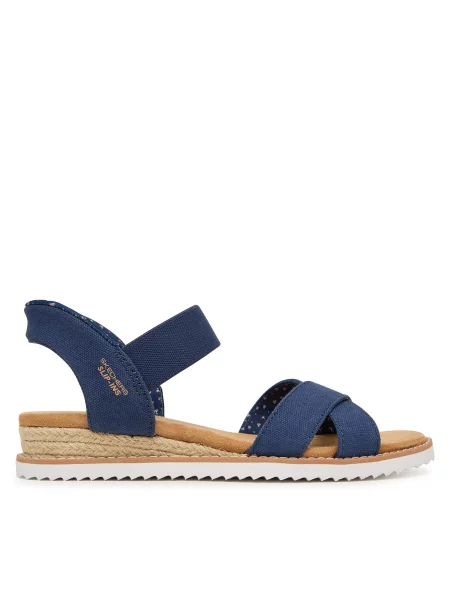 Sandále Skechers BOBS Desert Kiss Golden Lily Tmavomodrá