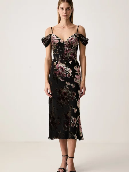 Luisa Spagnoli rochie Generosita negru
