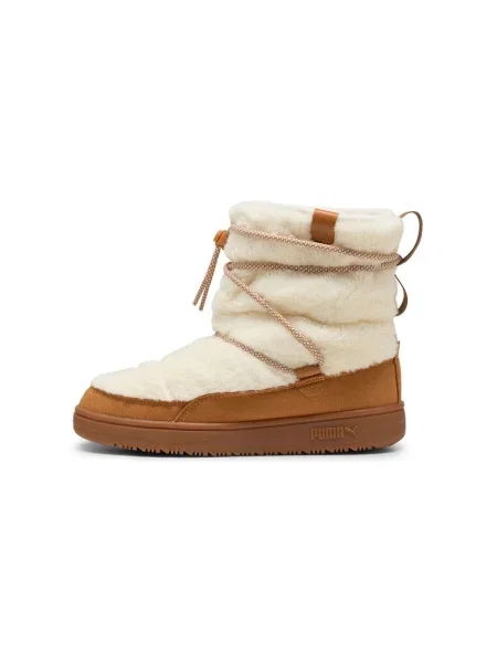 Cizme de zăpadă Puma Snowbae Suede Wns 02 Écru