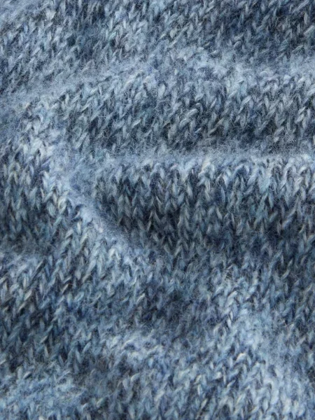 Pulover Woolrich cu decolteu în V albastru