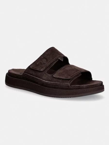 Timberland natikači semiš Casco Cove Slide rjava