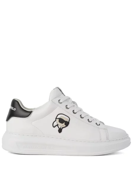 Δερμάτινα sneakers Karl Lagerfeld λευκό