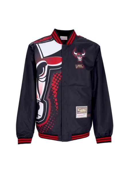 Kurtka bomber Mitchell & Ness czarny
