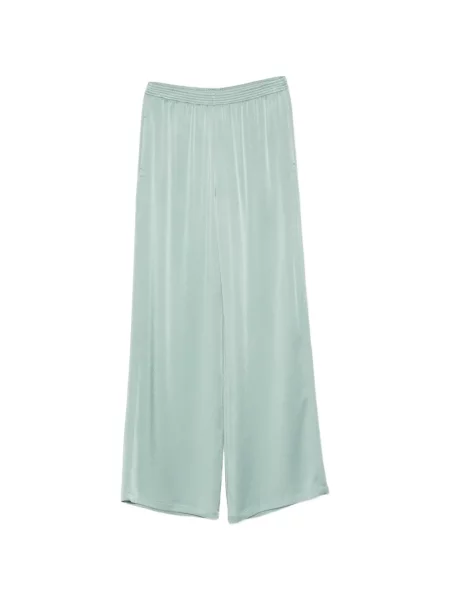 Pantaloni Fabiana Filippi din satin verde