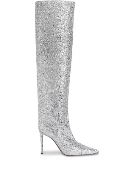 Botine Alexandre Vauthier argintiu