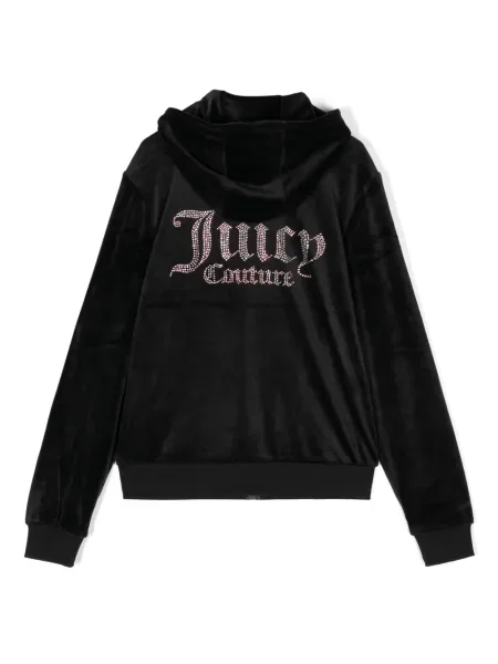 Bluza z kapturem dziecięca Juicy Couture czarna