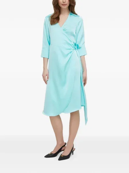 Rochie Joop! cu decolteu în V de costum albastru