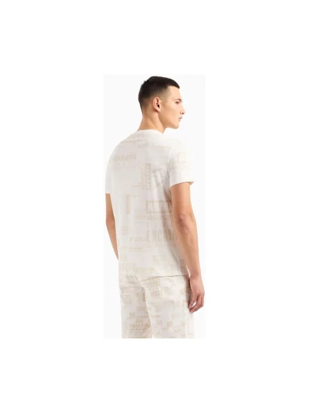 Tricou Eax alb