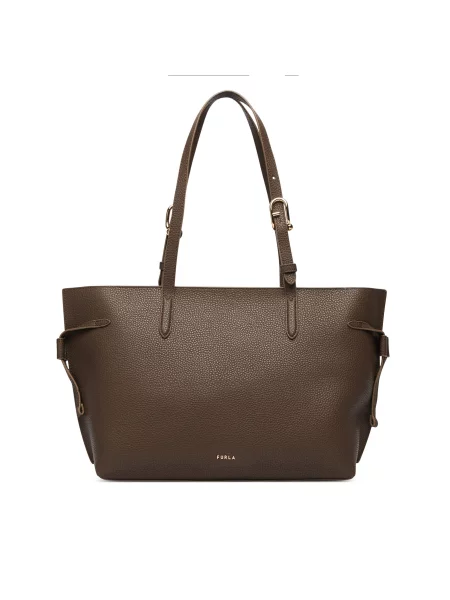 Сумка шоппер Furla коричневая