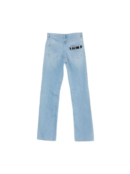 Jeansy boyfriendy Coperni niebieskie