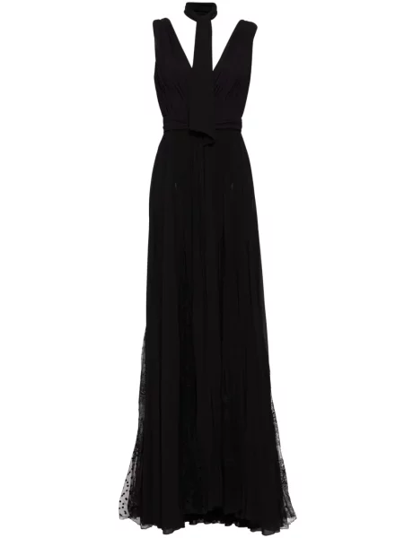 Rochie Saiid Kobeisy plisată de costum negru