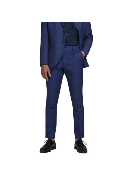 Spodnie Jack & Jones biznesowe granatowe
