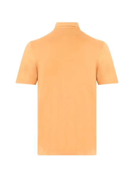 Scurt tricou polo Fedeli portocaliu