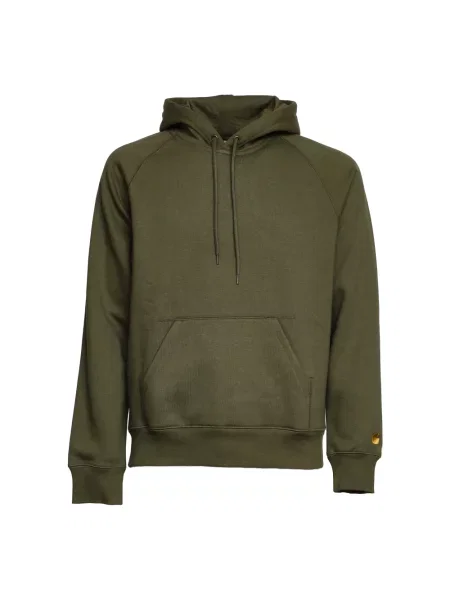 Bluza z kapturem Carhartt Wip z kapturem zielona