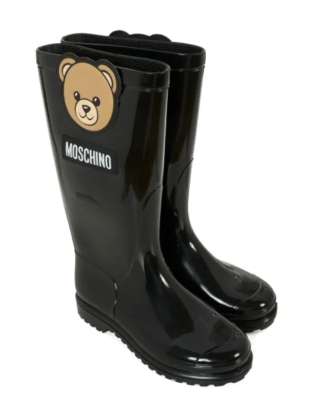 Botki dziecięce Moschino czarne