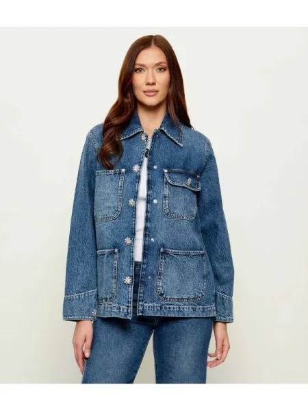 AllSaints De blugi geacă BEX | Relaxed fit albastru