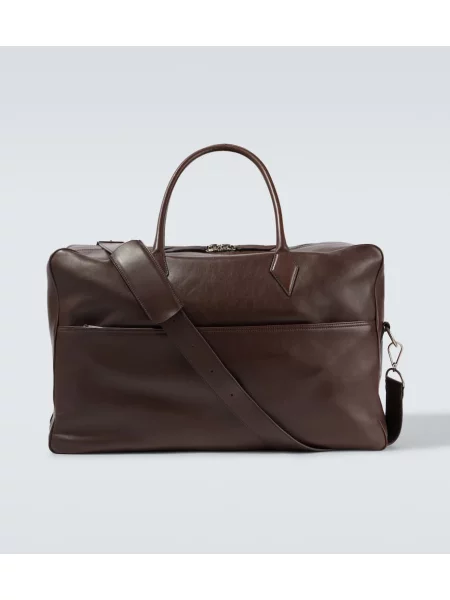 Geantă Metier din piele maro