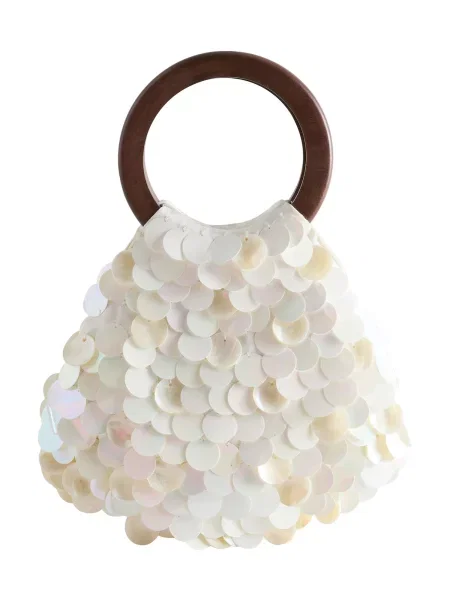 Next Ročna torbica biserno bela