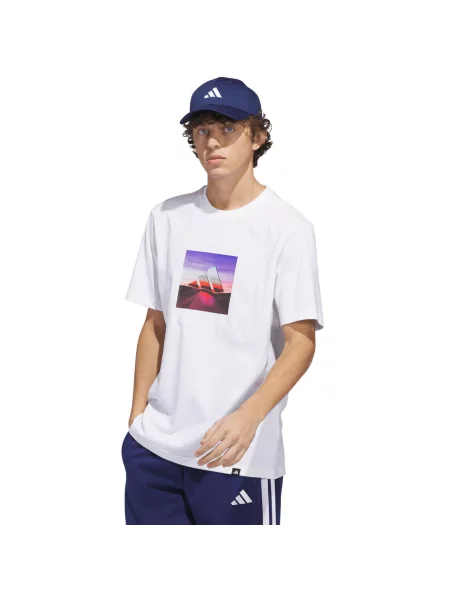 Koszulka adidas Summer Heat Graphic Lifestyle biała