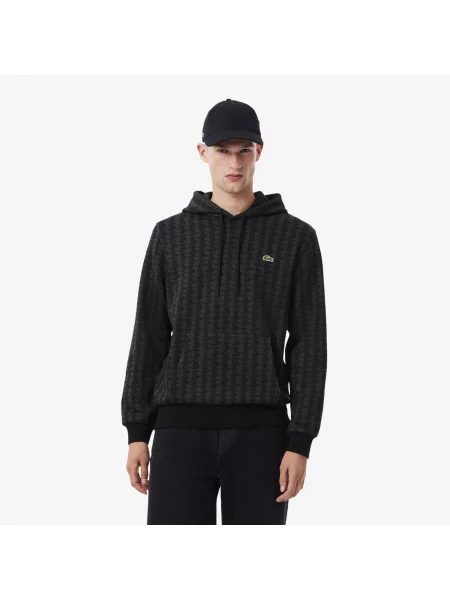 Lacoste Bluza Polarowa Z Monogramem szary