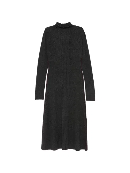 Rochie midi Bompard tricotate gri