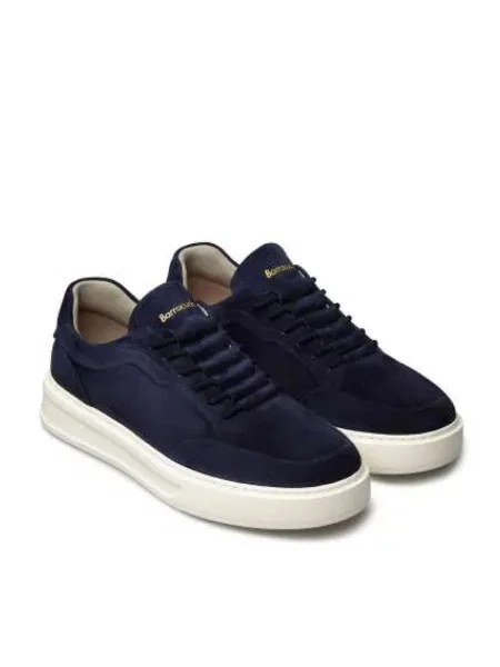 Sneakersy Barracuda zamszowe niebieskie