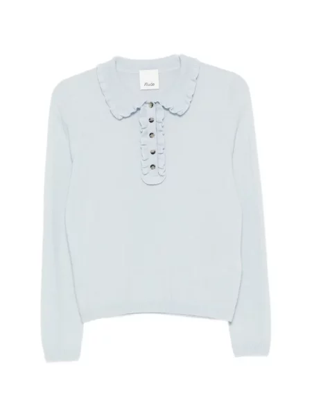 Tricou polo Allude albastru