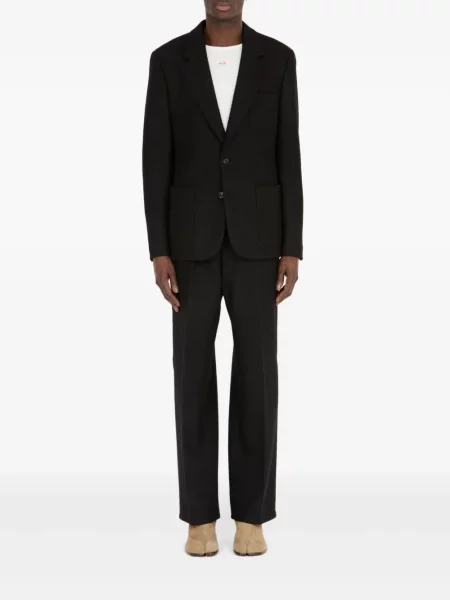 Sacou Maison Margiela de lână negru