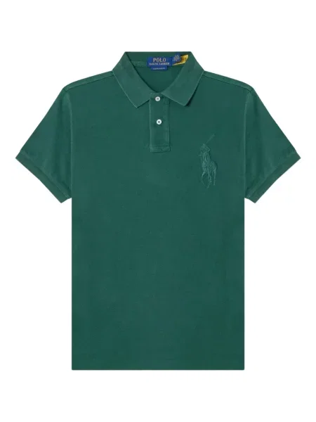Șosete Polo Ralph Lauren cu broderie în carouri plisate albastru