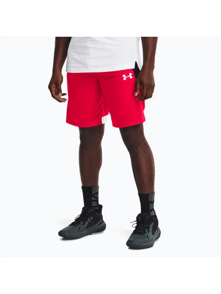 Мъжки баскетболни шорти Under Armour Baseline червени
