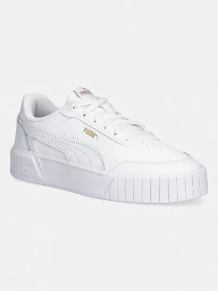 Pantofi Puma din piele alb