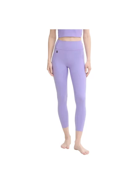 Legginsy On do biegania fioletowe