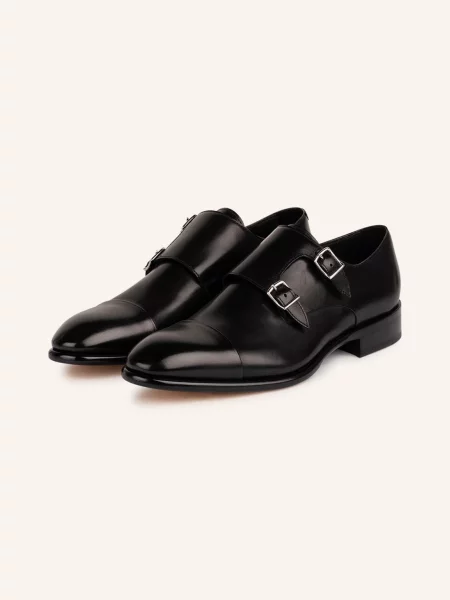 Doucal's Buty Mężczyzna 41 EU Skóra Monki czarny