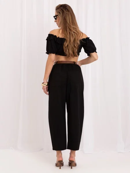 Pantaloni Italy Moda negru