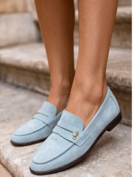 Mocasini Boto din piele
