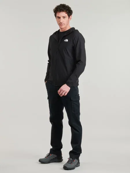Geacă The North Face cu glugă negru