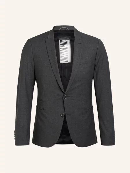 Drykorn Oblekové Sako Irving Extra Slim Fit šedá