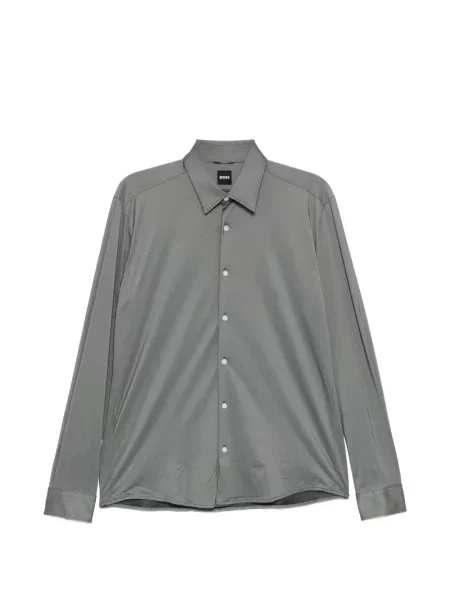 Košile Boss jersey šedá