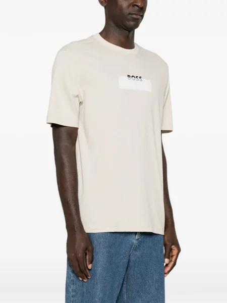 Scurt tricou Boss cu imagine