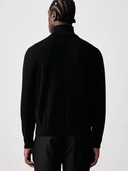 Calvin Klein sweter z wiskozą czarny