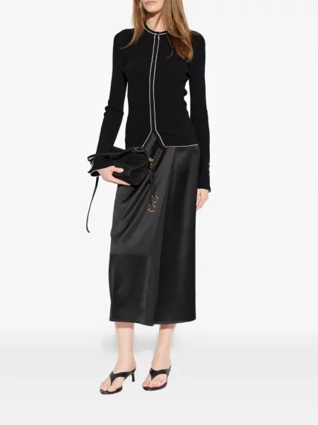 Cardigan By Malene Birger tricotate negru